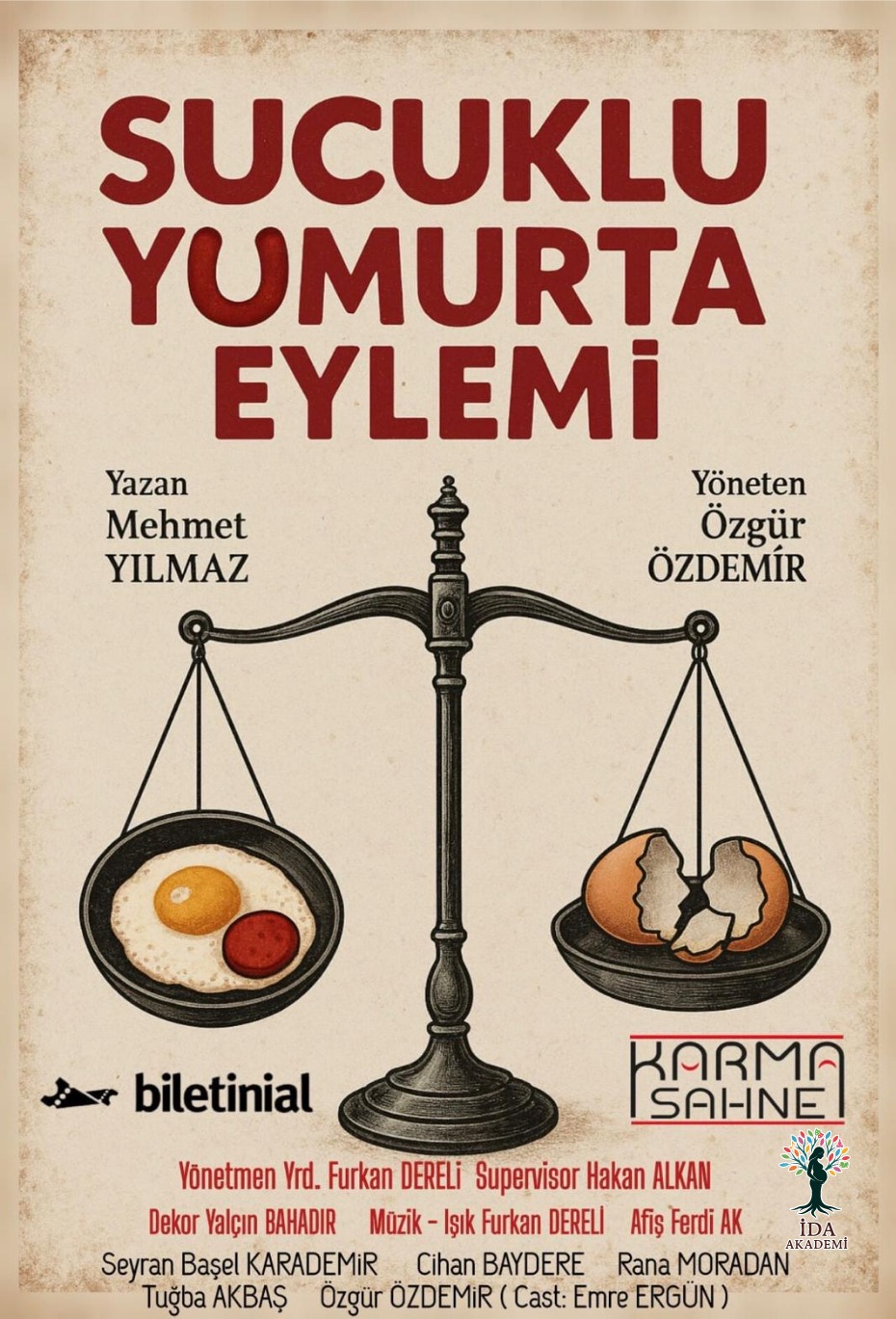 Akçaabat'ta Absürt Bir Komedi: “Sucuklu Yumurta Eylemi” Sahneye Çıkıyor!