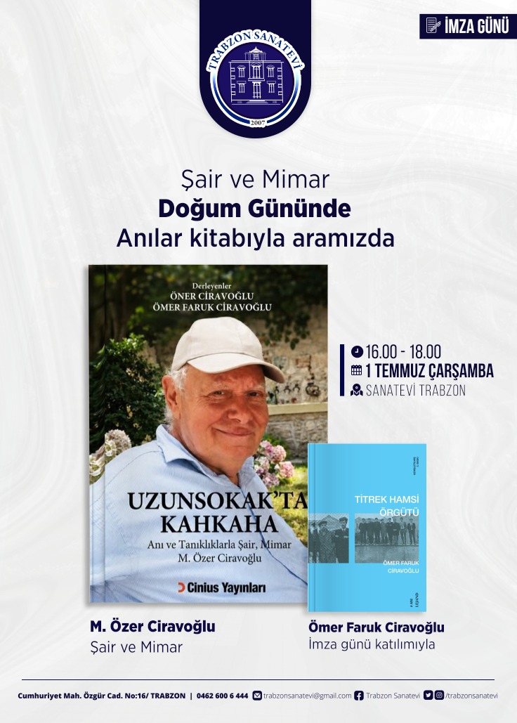 DOĞUM GÜNÜNDE ÖZER CİRAVOĞLU'NA ANMA