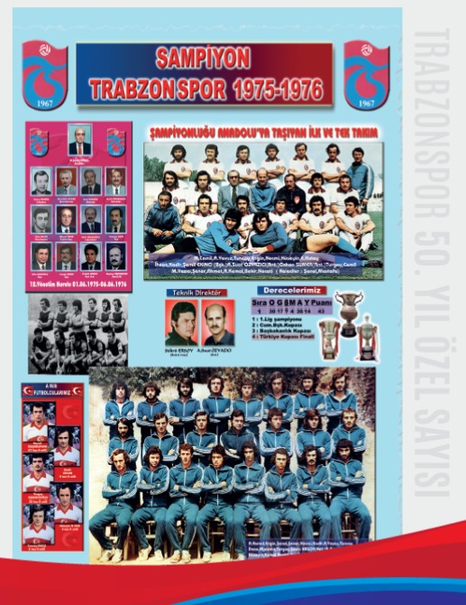 TRABZONSPOR KULÜBÜ'NDEN 50. YIL ANISINA ÖZEL DERGİ