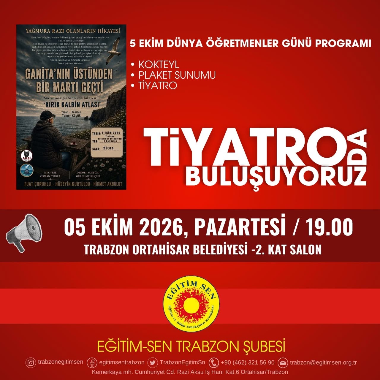 EĞİTİM SEN’DEN 5 EKİM ETKİNLİĞİ